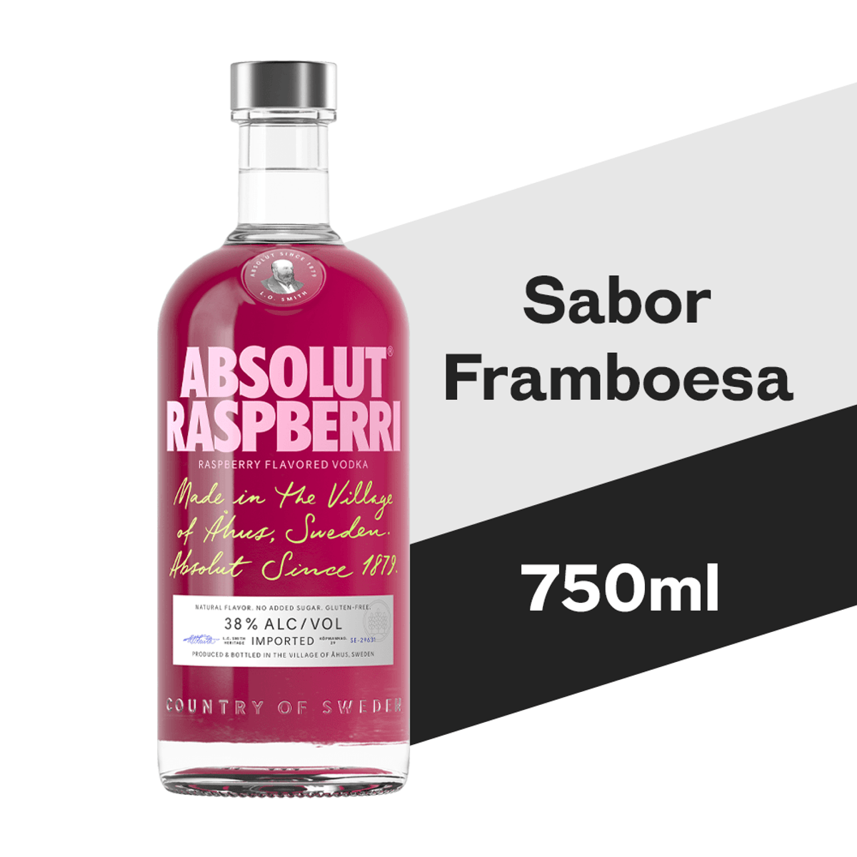 Vodka Absolut Raspberri 750ml Orig