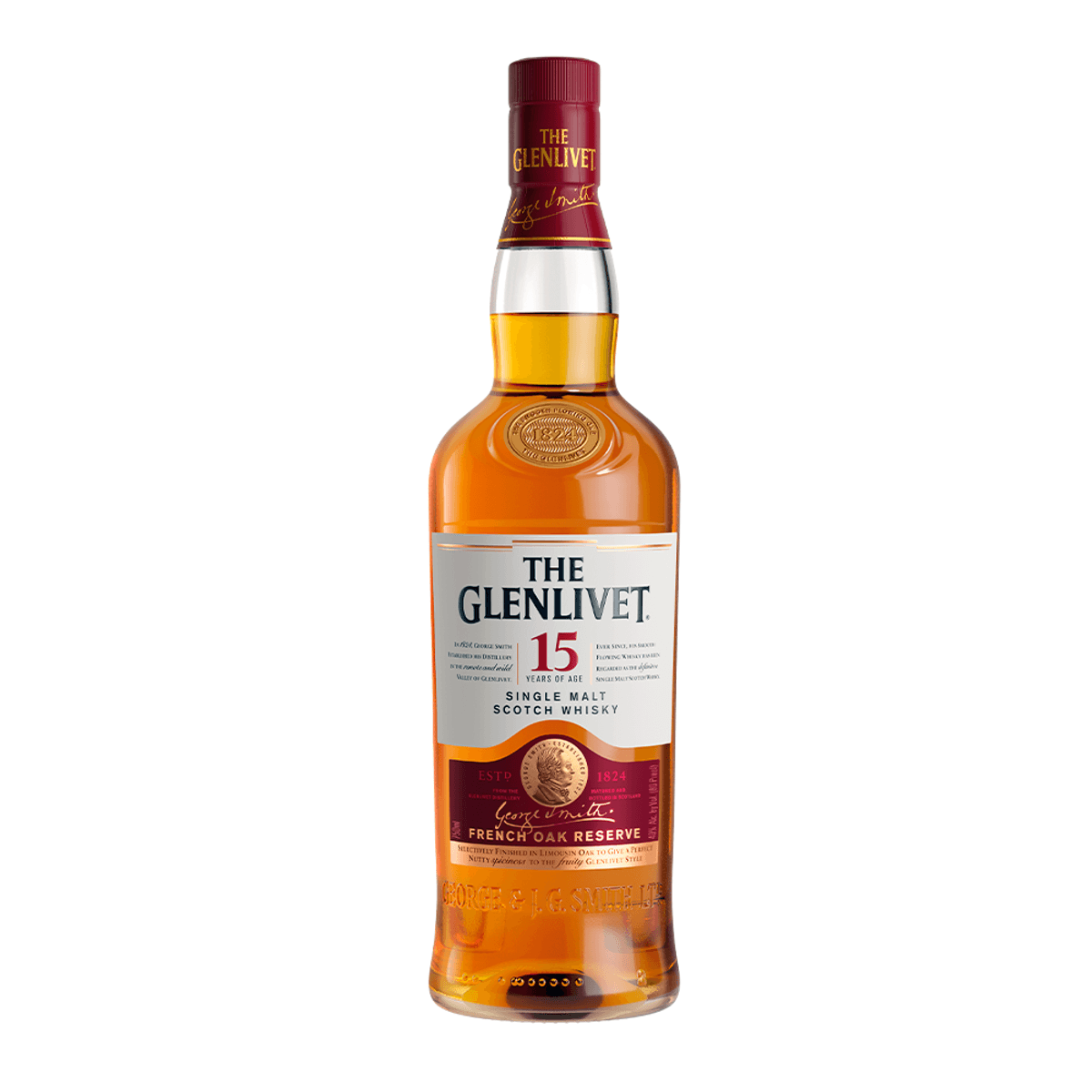 Whisky The Glenlivet Single Malt 15 anos Escocês - 750 ml Orig